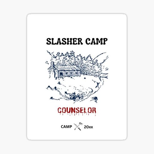 Discover Slasher Camp Counselor Print