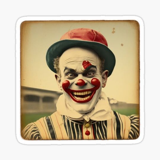 Discover Vintage Creepy Clown