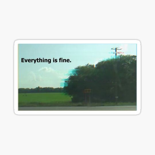 Discover Crossroads Everything is fine (side) Glitch Marble Hornets