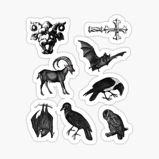 Discover Vintage Halloween Creepy Animal Illustrations