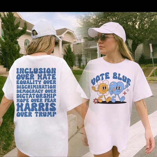 Discover Vote Blue Kamala Harris Shirt