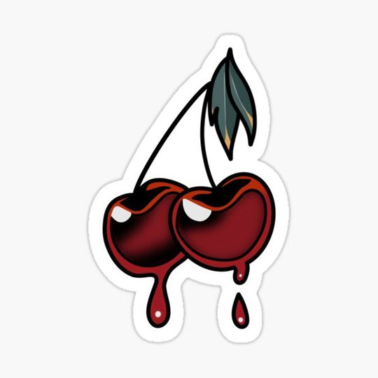 Discover Traditional Old School Tattoo Style Bleeding Cherries