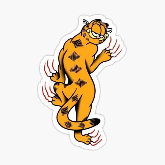 Discover Garfield Tiger Tattoo