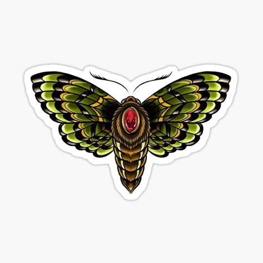 Discover Gemstone Tattoo Moth