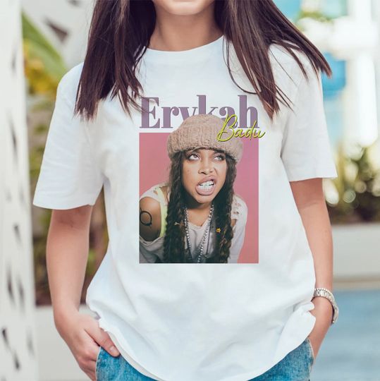 Discover Erykah Badu , Erykah Badu T-Shirt Vintage Bootleg Tee