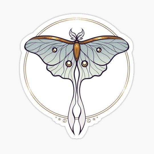 Discover Bronze Galaxy Luna Moth (pearl)