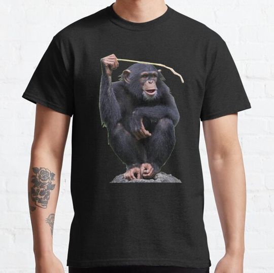 Discover Chimpanzee with tool Long