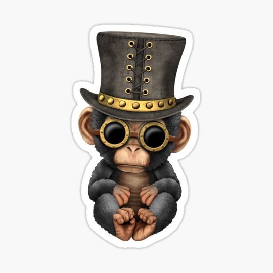 Discover Steampunk Baby Chimp