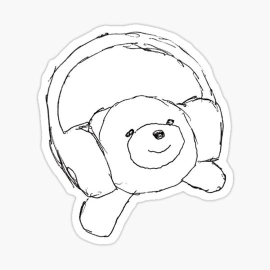 Discover Smiley Bear with Headphones