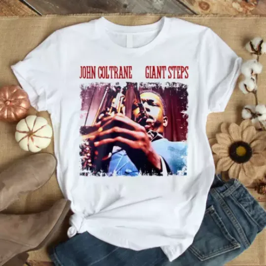 Discover John Coltrane Giant Steps T-shirt Unisex All Sizes
