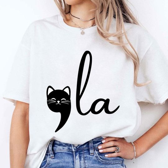 Discover Comma La Cat Lady Kamala Harris Shirt
