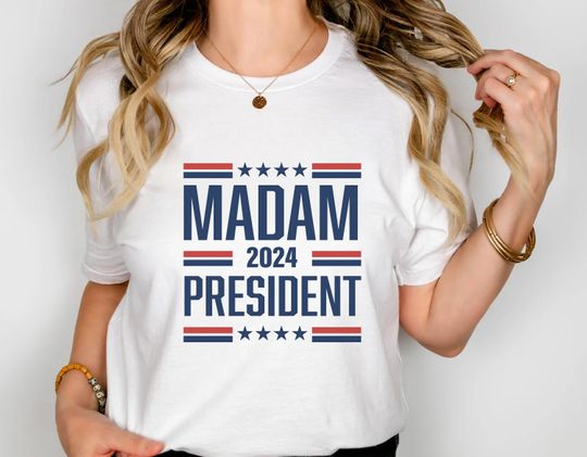 Discover Madam President Kamala Harris 2024 Shirt, Kamala Rally Shirt