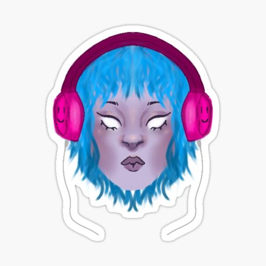 Discover Eyeless Headphones Girl