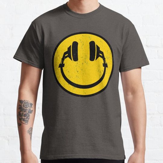 Discover Headphones Smiley Face- Don’t Worry Be Happy
