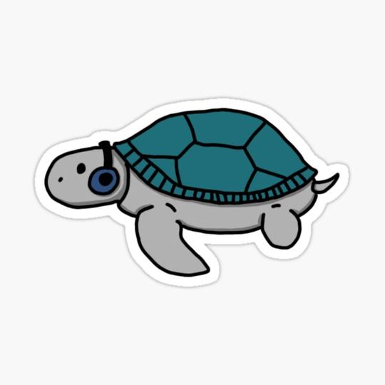 Discover Turtle with Headphones