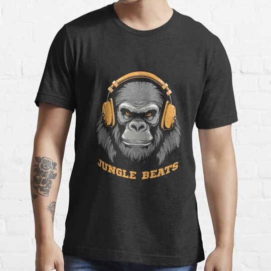 Discover Gorilla wearing headphones - Jungle beats