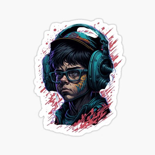 Discover wearing headphones t-shirt