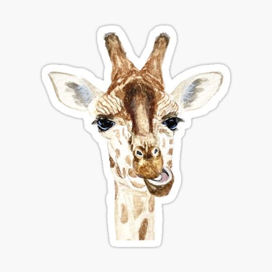 Discover Giraffe Watercolor Art
