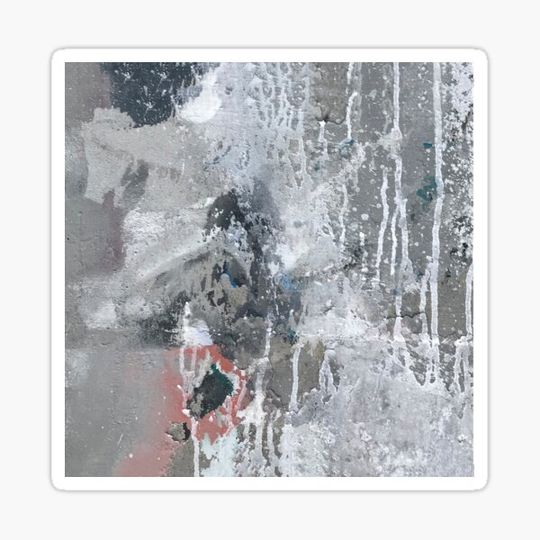 Discover White Abstract Spatter