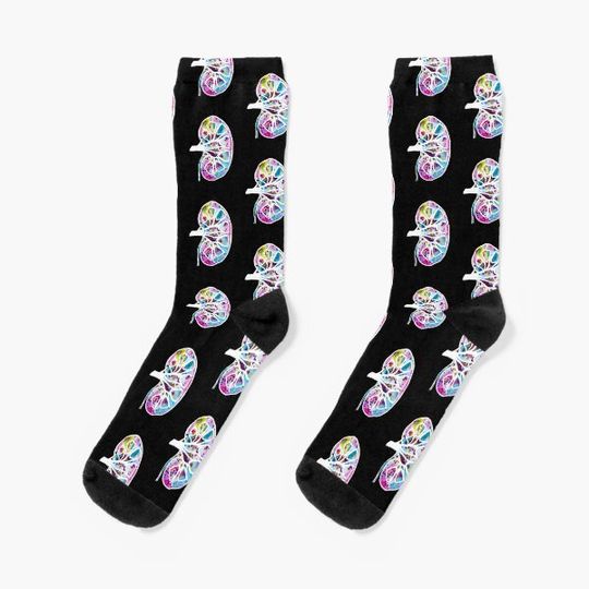 Discover Watercolor Funfetti Kidney (Dark Pattern)