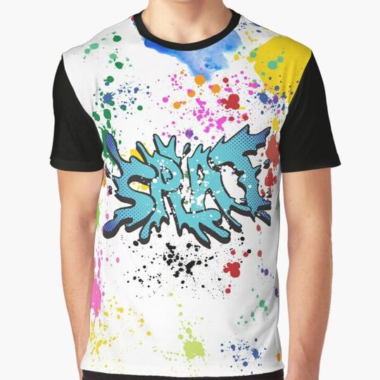 Discover SPLAT!!, colourful paint splats pattern