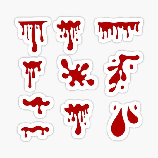 Discover Red Blood Splatter Pack V3
