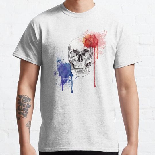Discover Watercolor Skull