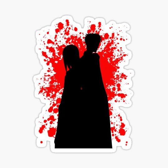 Discover Kurisu and Okabe Inspired Paint Splatter Anime Shirt