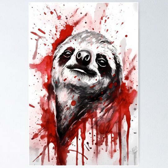 Discover Sloth Ink Painting