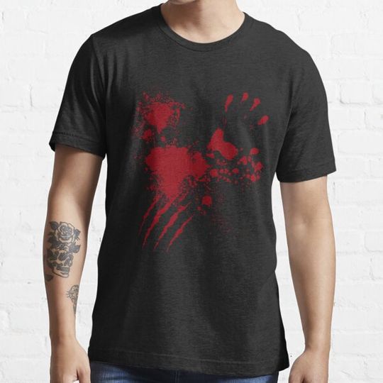 Discover blood stains bloody hand for Halloween