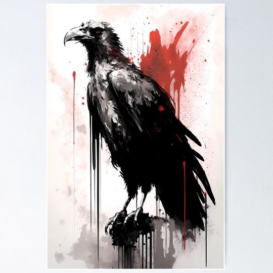 Discover Ink Portrait of a Vulture