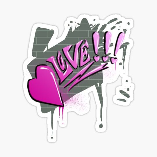 Discover Graffiti Heart (Pink)
