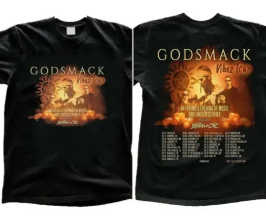 Discover Godsmack Vibez Tour 2024 T-Shirt