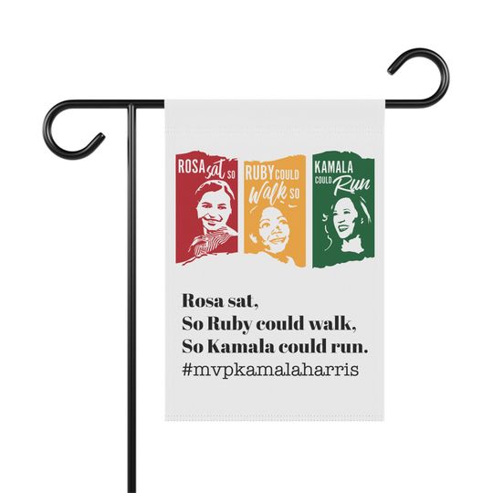 Discover Rosa Sat Ruby Walk Harris Run 2024 Kamala MVP President USA American Election Garden