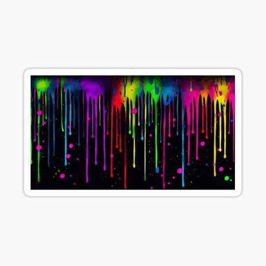 Discover Neon Drip Spray Paint