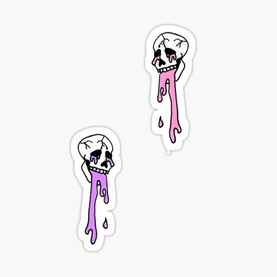 Discover Pink & Purple Goo Skull