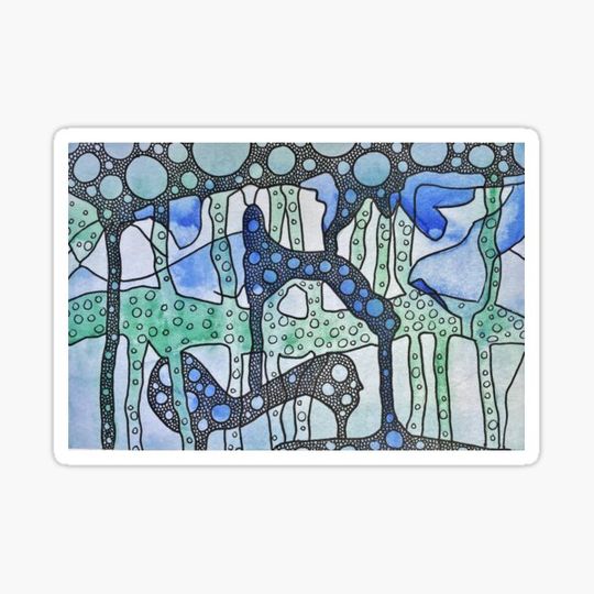 Discover Abstract Drips and Bubbles Pattern