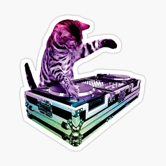 Discover Cat Rainbow DJ