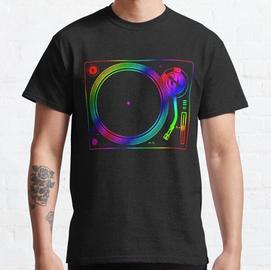 Discover Rainbow DJ Vinyl Record Deck Turntable LGBT