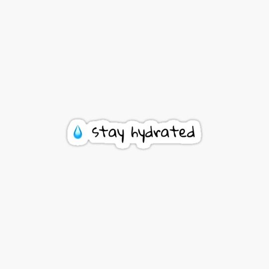 Discover stay hydrated - subliminal stickers