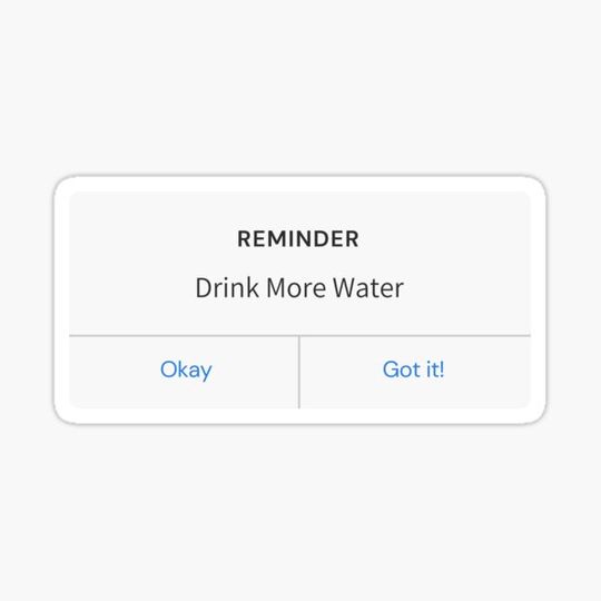 Discover Reminder to Drink Water