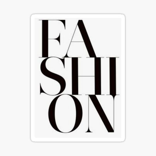 Discover fashion sticker