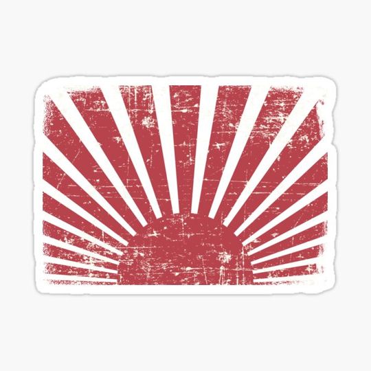 Discover Japan Rising Red Sun