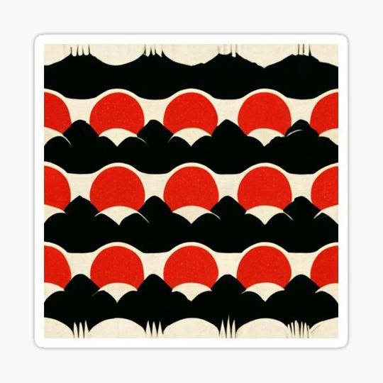 Discover Japanese Pattern - Morning Suns