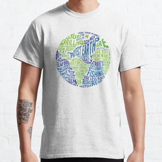 Discover Protect Earth - Word Bubble