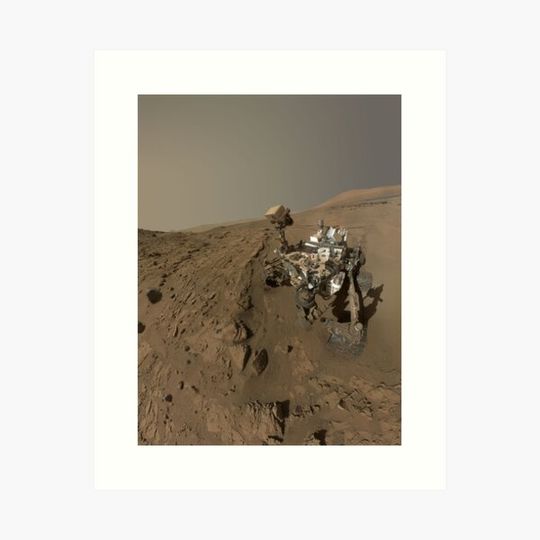 Discover Mars Rover Curiosity Takes A Selfie - Planet Mars