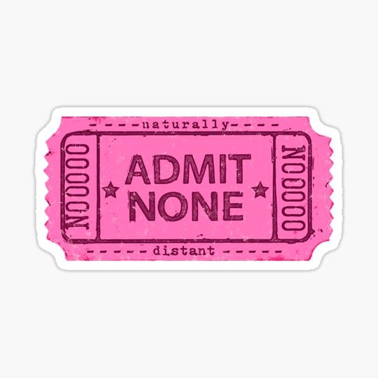 Discover Admit None Ticket