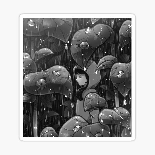 Discover Lonely Rain Anime Girl Aesthetic