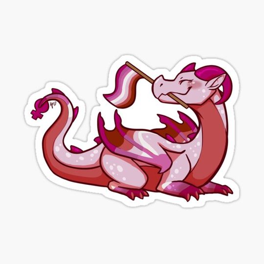 Discover Lesbian Pride Flag Dragon (1st Edition)