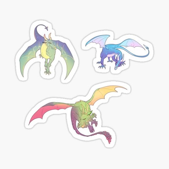 Discover Dragon Stickers Set 5